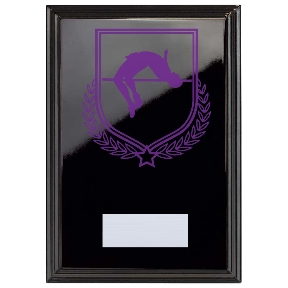 Pole Vault Reward Plaque In Epic Black