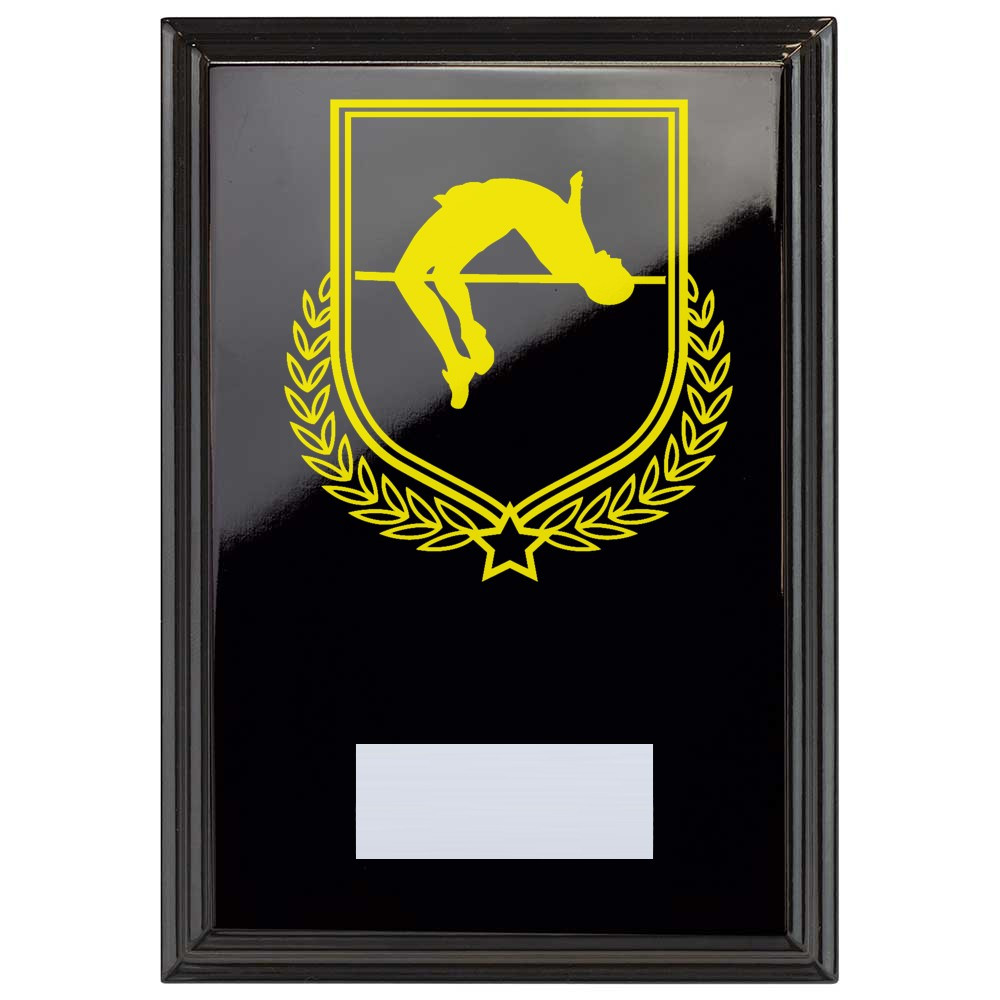 Pole Vault Reward Plaque In Epic Black