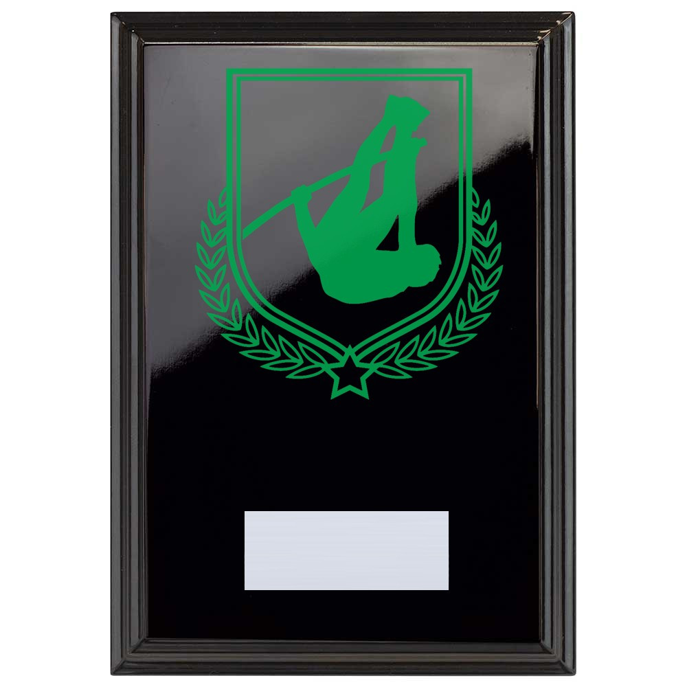 Pole Vault Reward Plaque In Epic Black