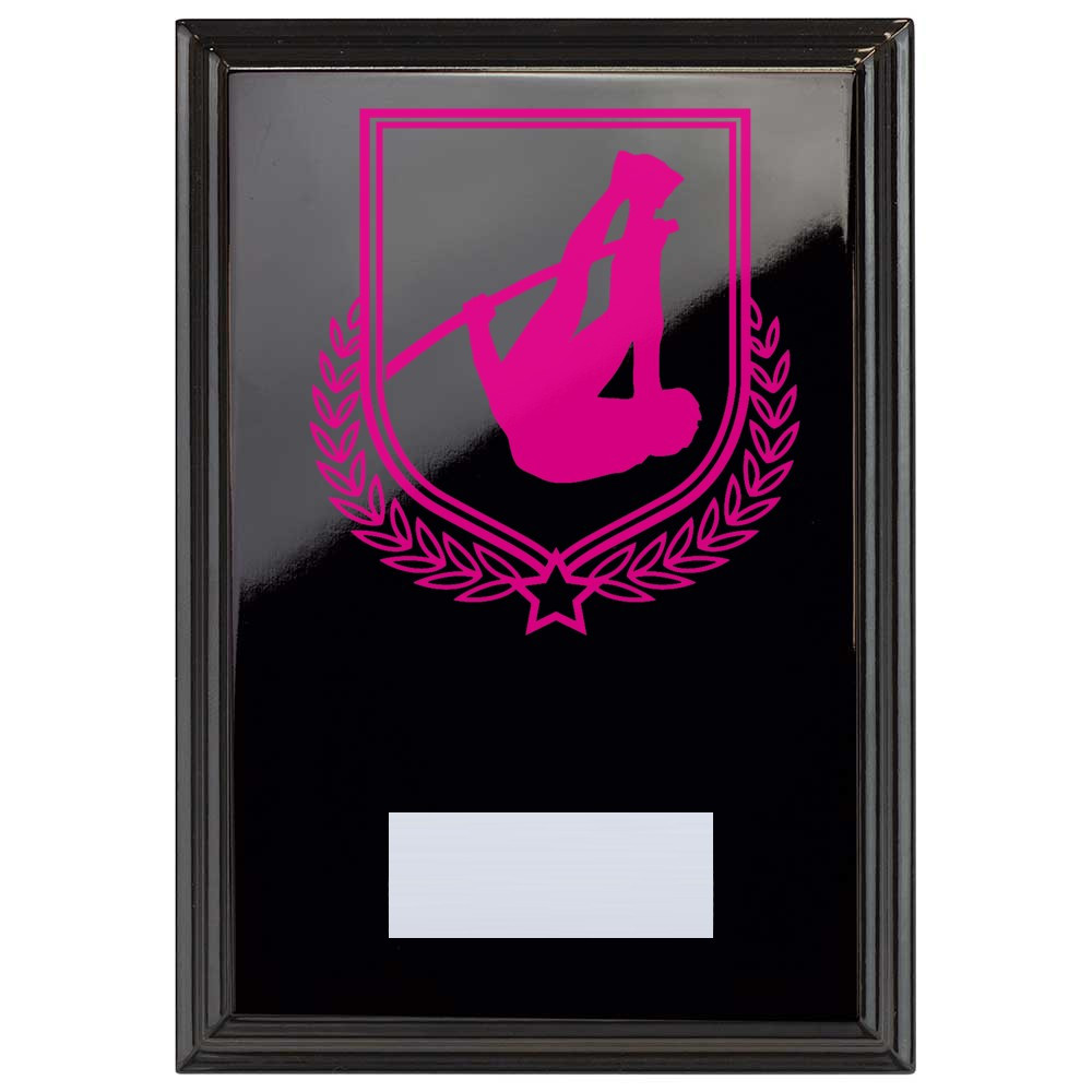 Pole Vault Reward Plaque In Epic Black