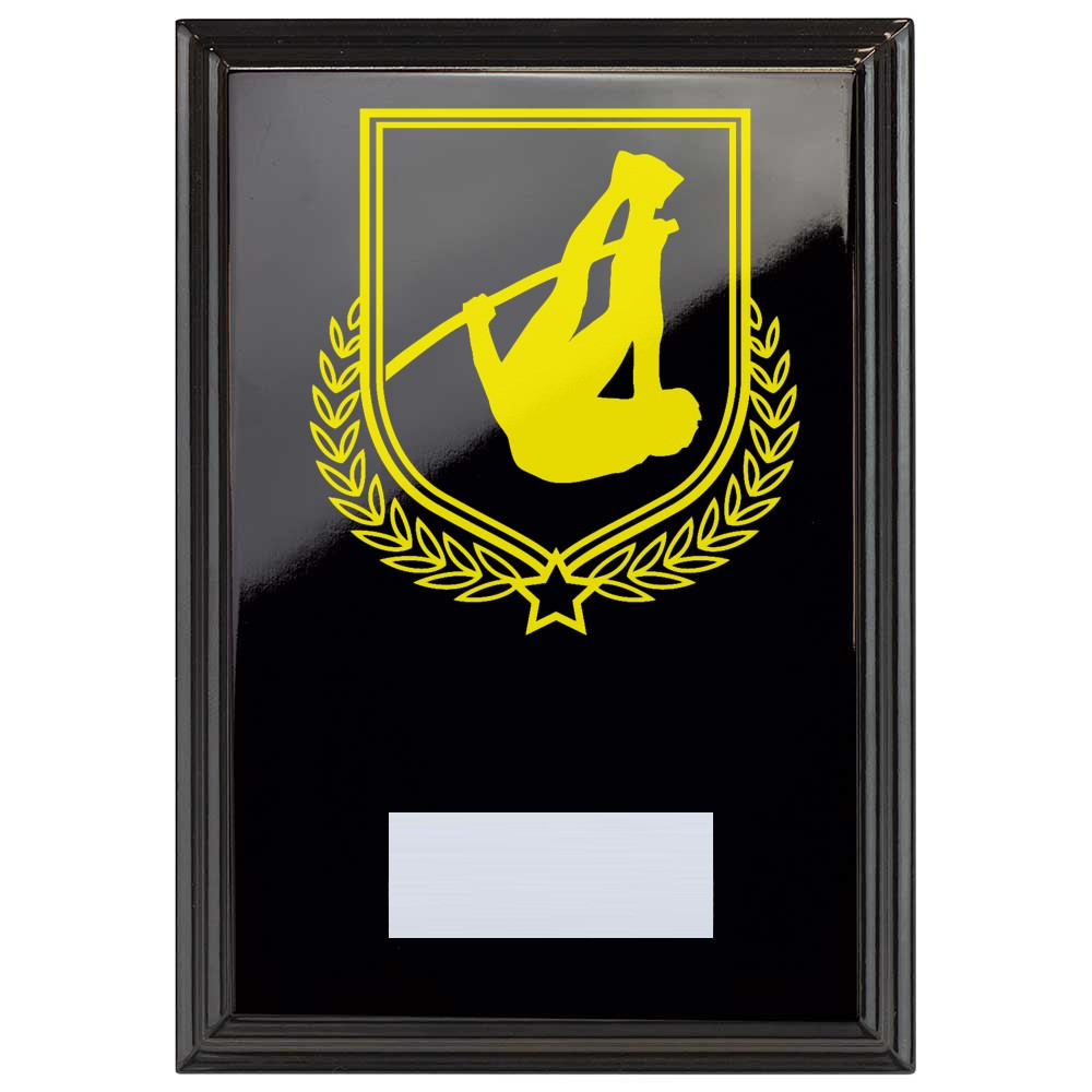 Pole Vault Reward Plaque In Epic Black