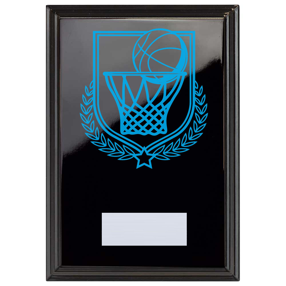 Basketball Reward Plaque In Epic Black