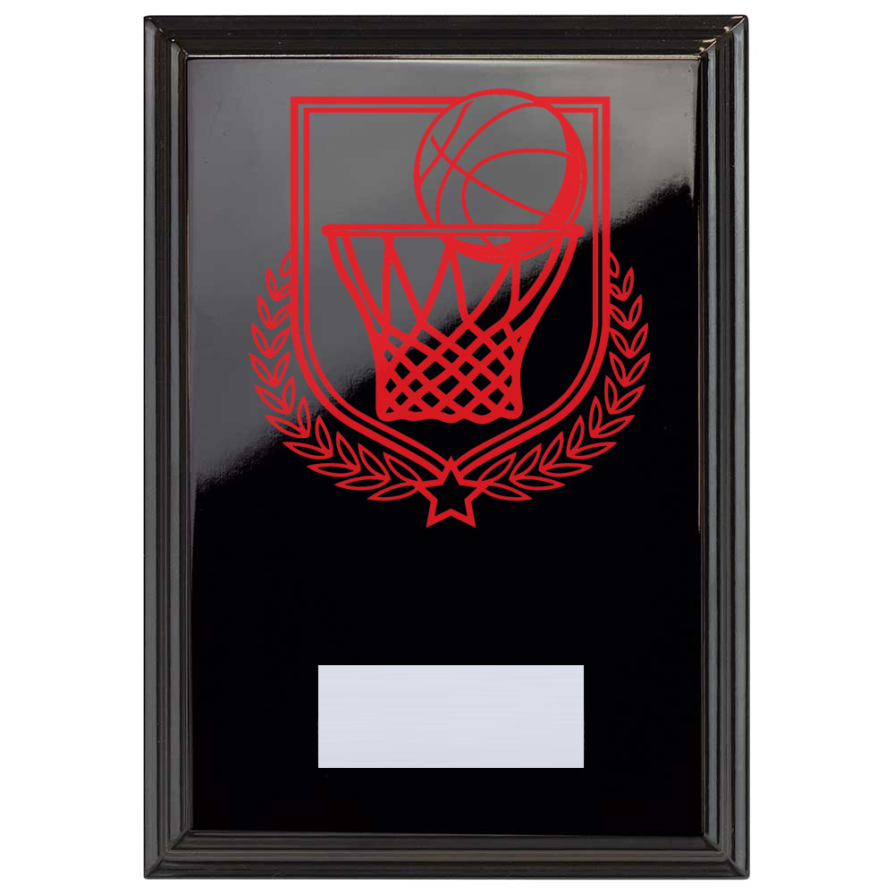 Basketball Reward Plaque In Epic Black