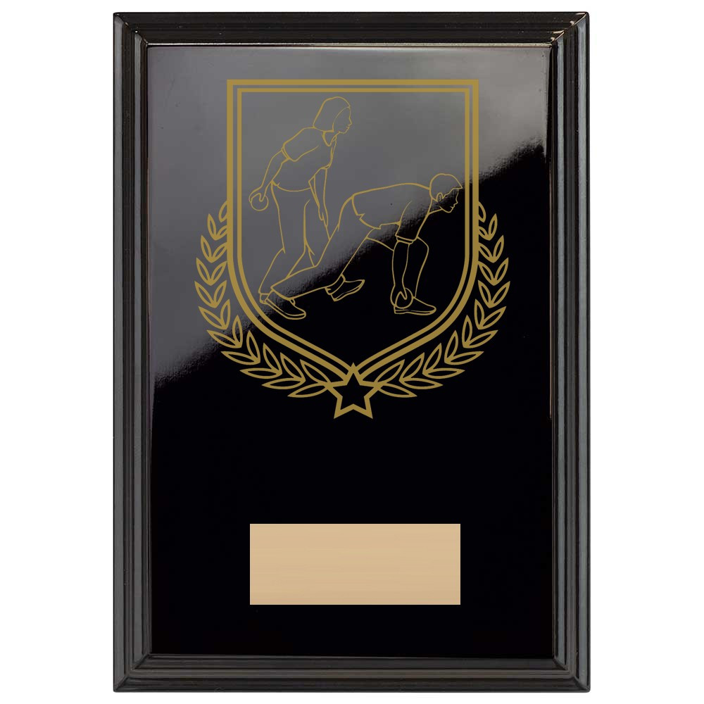 Bowls Reward Plaque In Epic Black