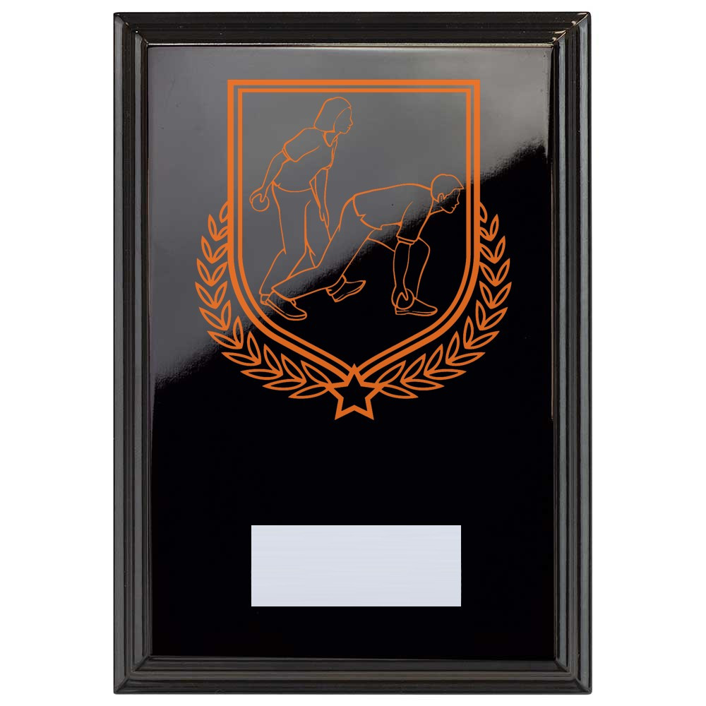 Bowls Reward Plaque In Epic Black