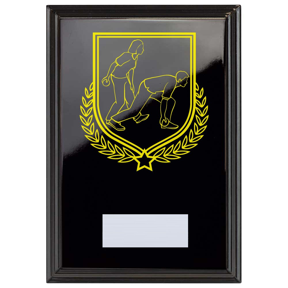 Bowls Reward Plaque In Epic Black