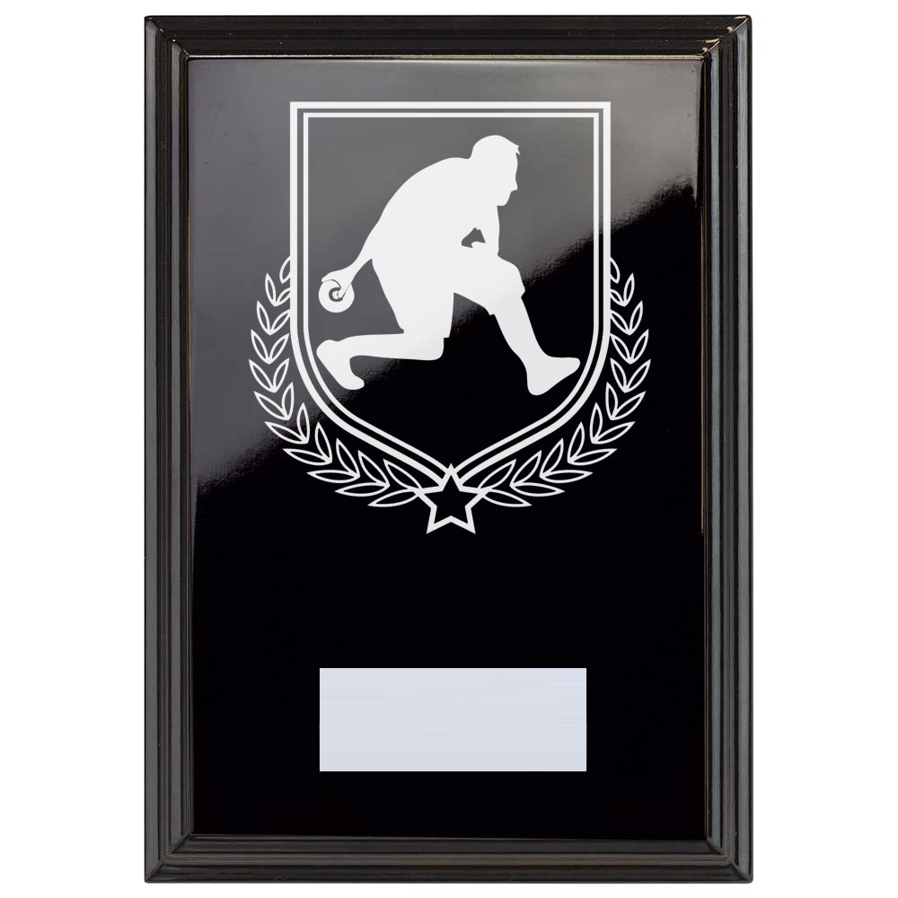 Bowls Reward Plaque In Epic Black