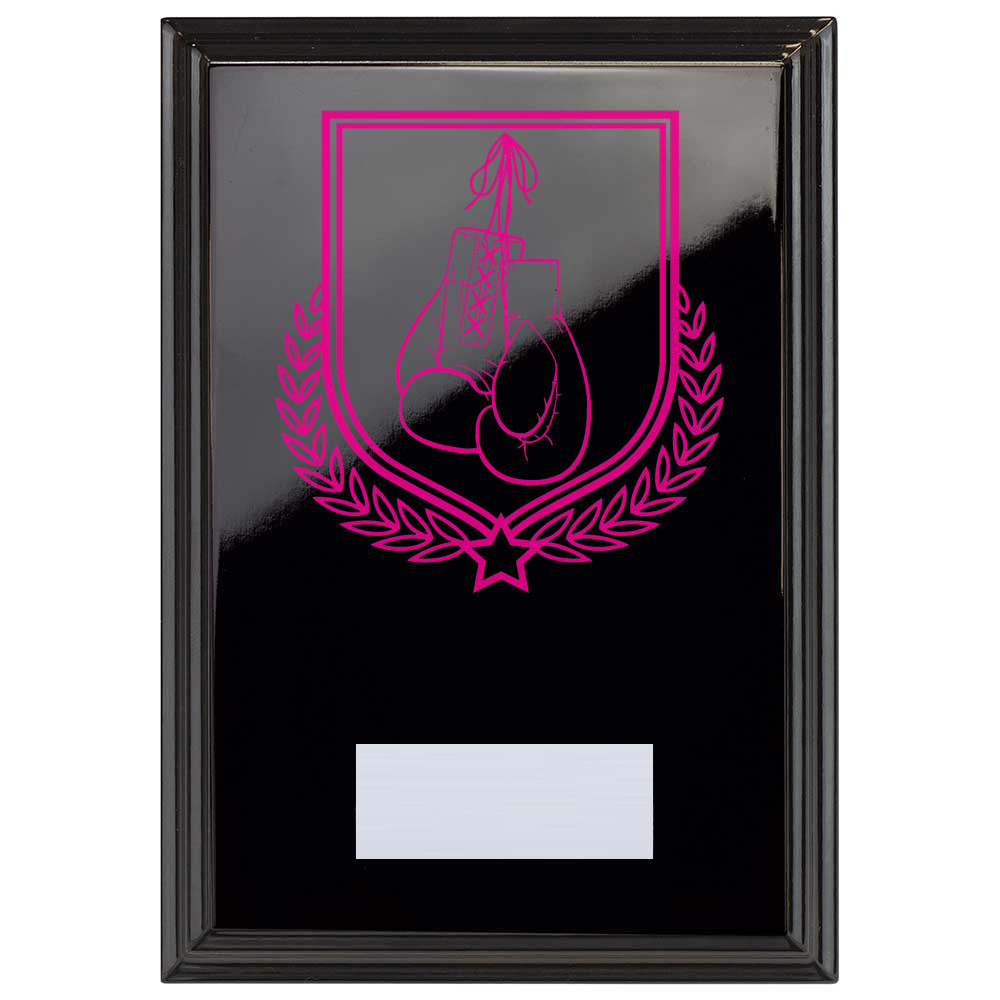 Boxing Reward Plaque In Epic Black