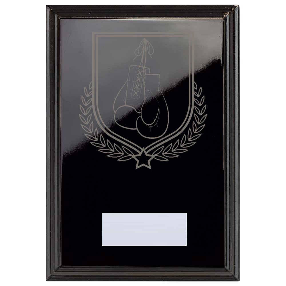 Boxing Reward Plaque In Epic Black