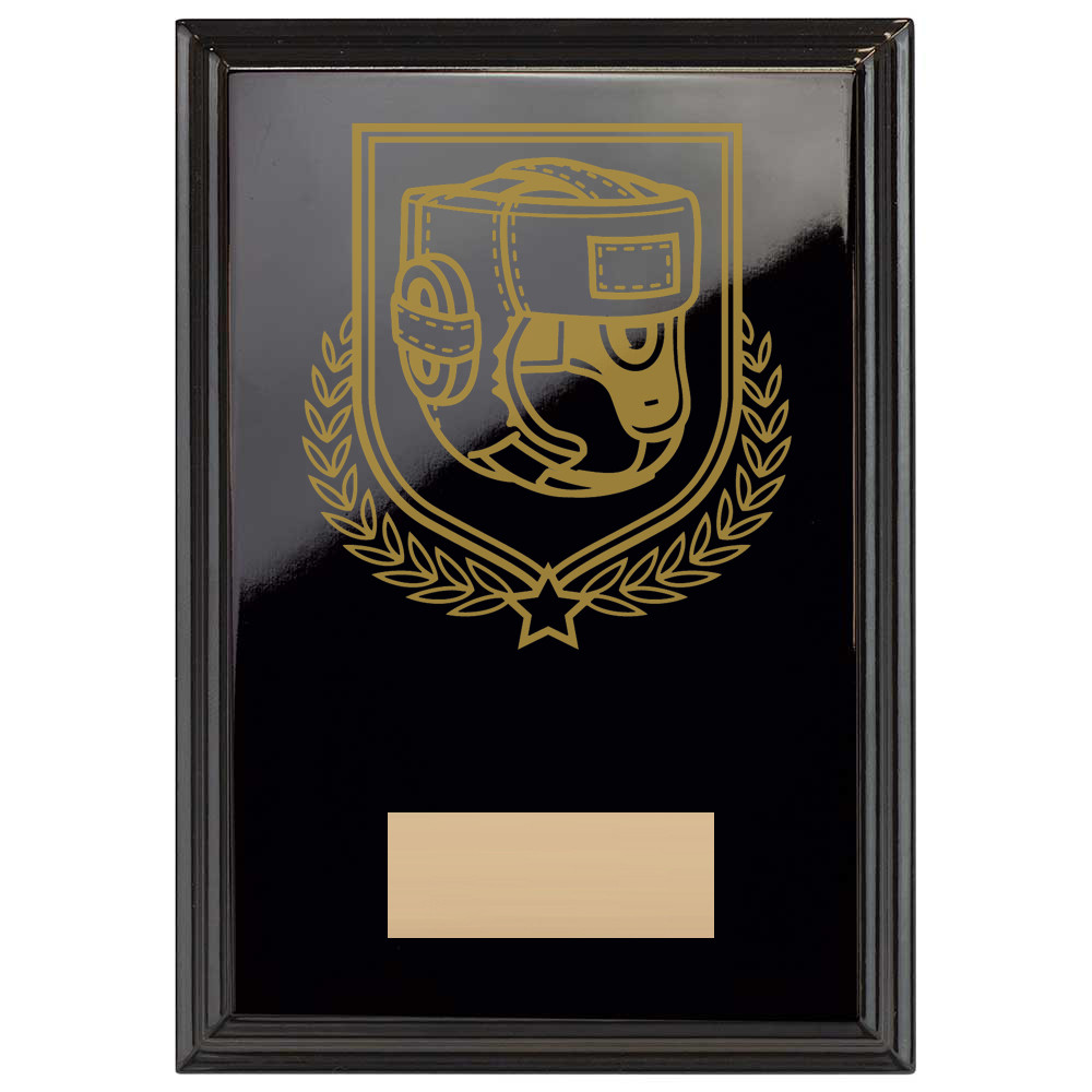 Boxing Reward Plaque In Epic Black
