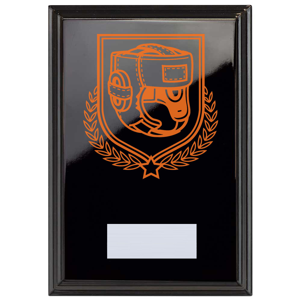 Boxing Reward Plaque In Epic Black