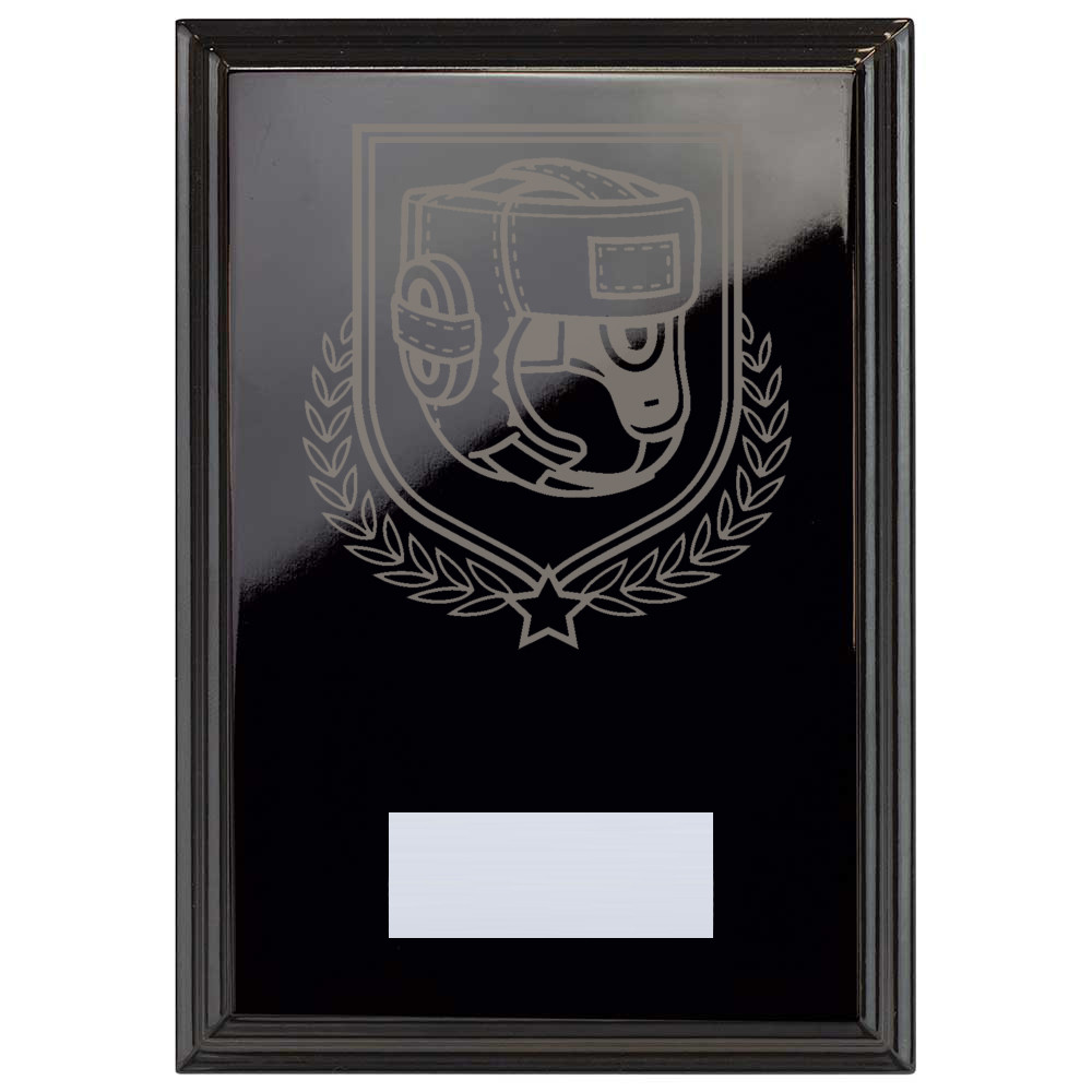 Boxing Reward Plaque In Epic Black