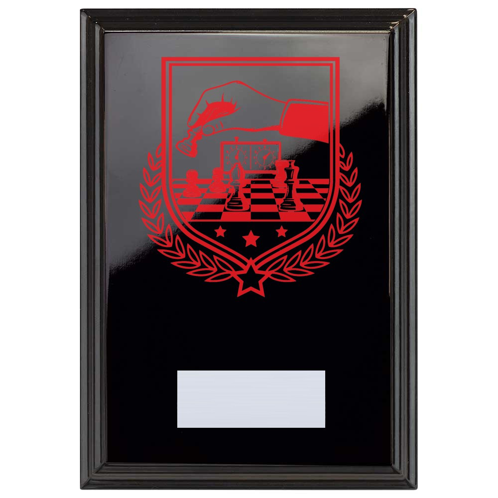 Chess Reward Plaque In Epic Black