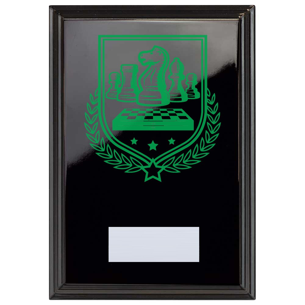 Chess Reward Plaque In Epic Black