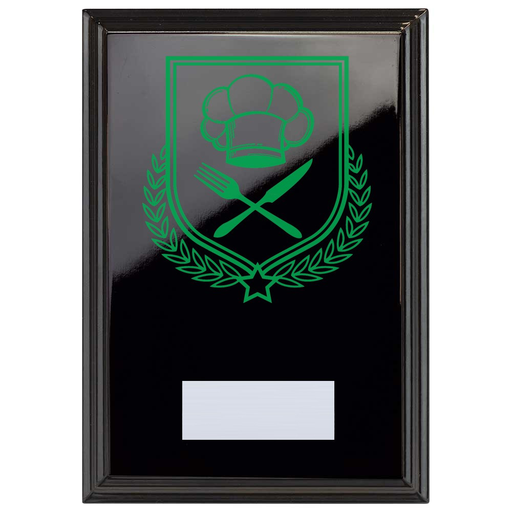 Cooking Reward Plaque In Epic Black