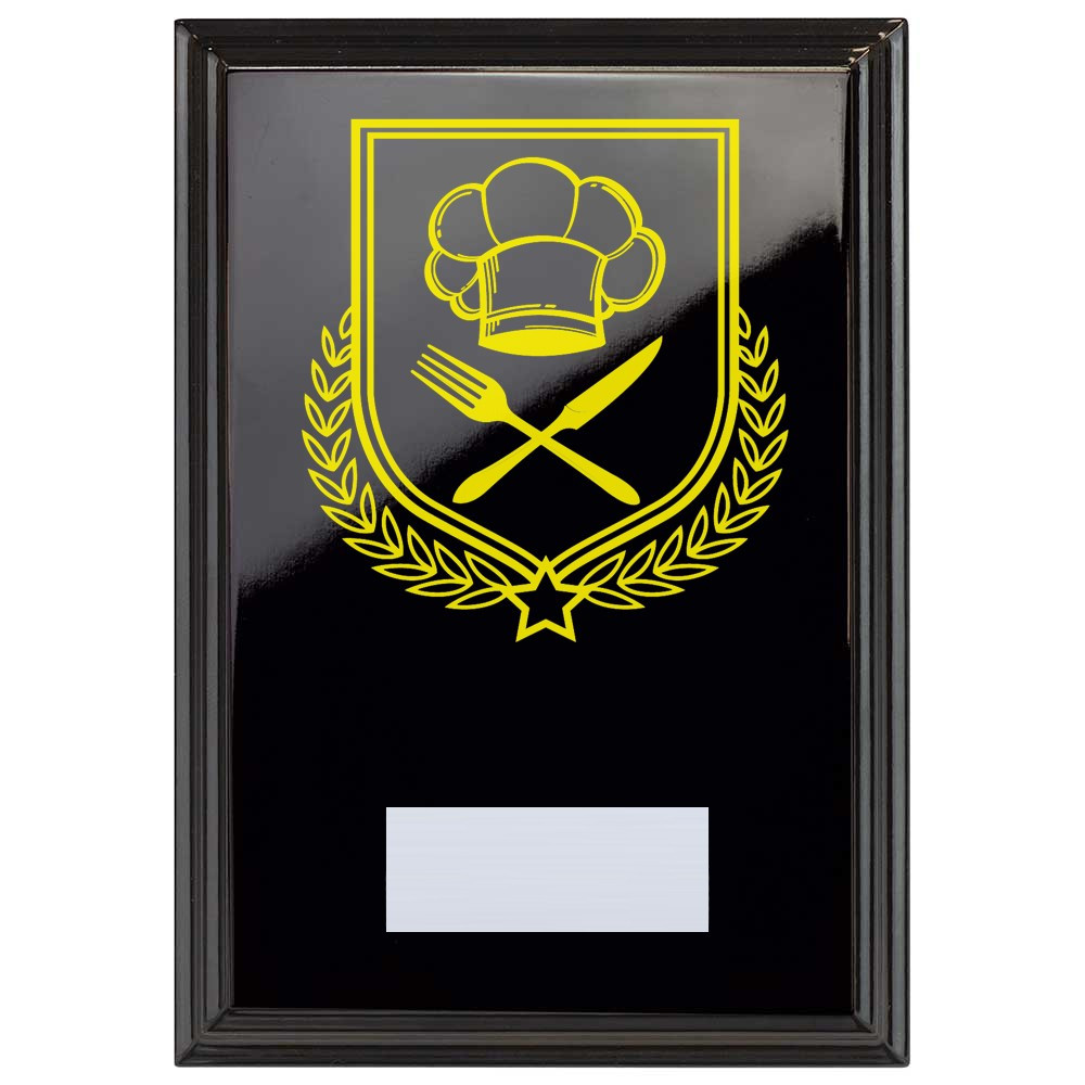 Cooking Reward Plaque In Epic Black