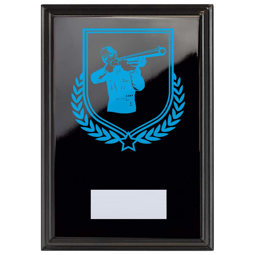 Clay Pigeon Reward Plaque In Epic Black