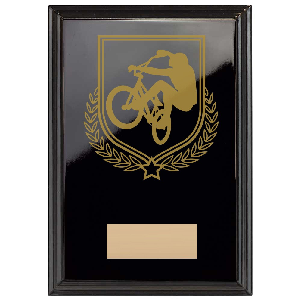 Cycling Reward Plaque In Epic Black