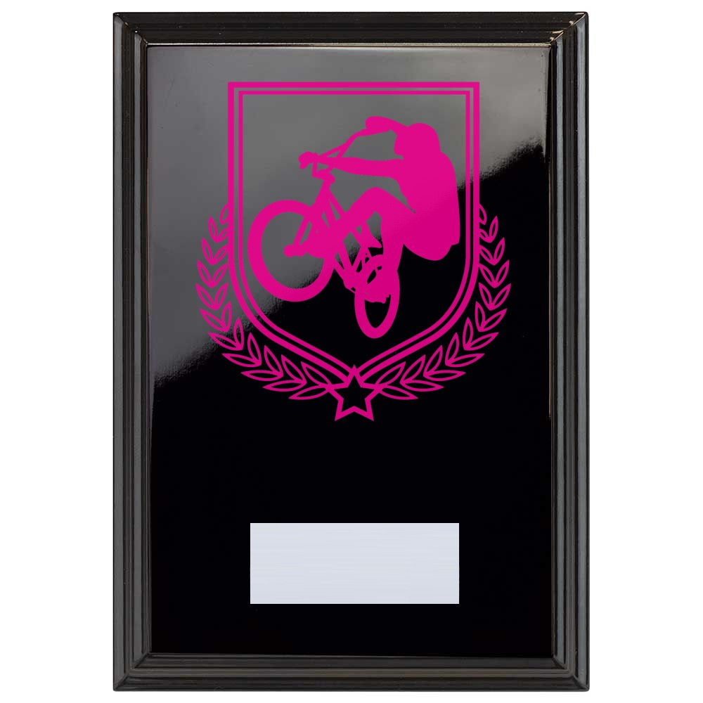 Cycling Reward Plaque In Epic Black