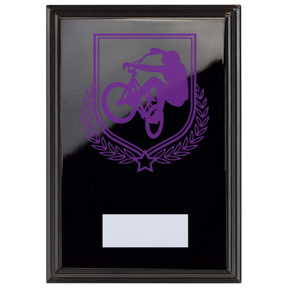 Cycling Reward Plaque In Epic Black