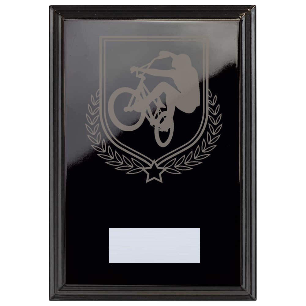 Cycling Reward Plaque In Epic Black