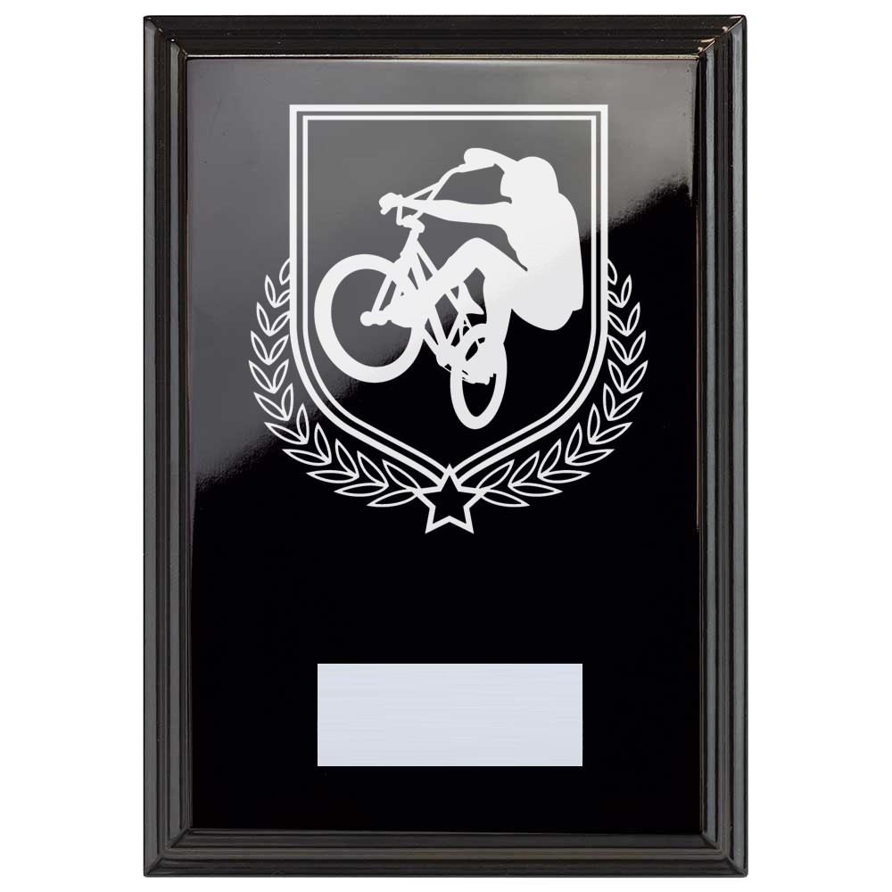 Cycling Reward Plaque In Epic Black