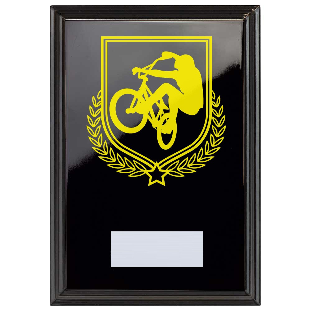 Cycling Reward Plaque In Epic Black