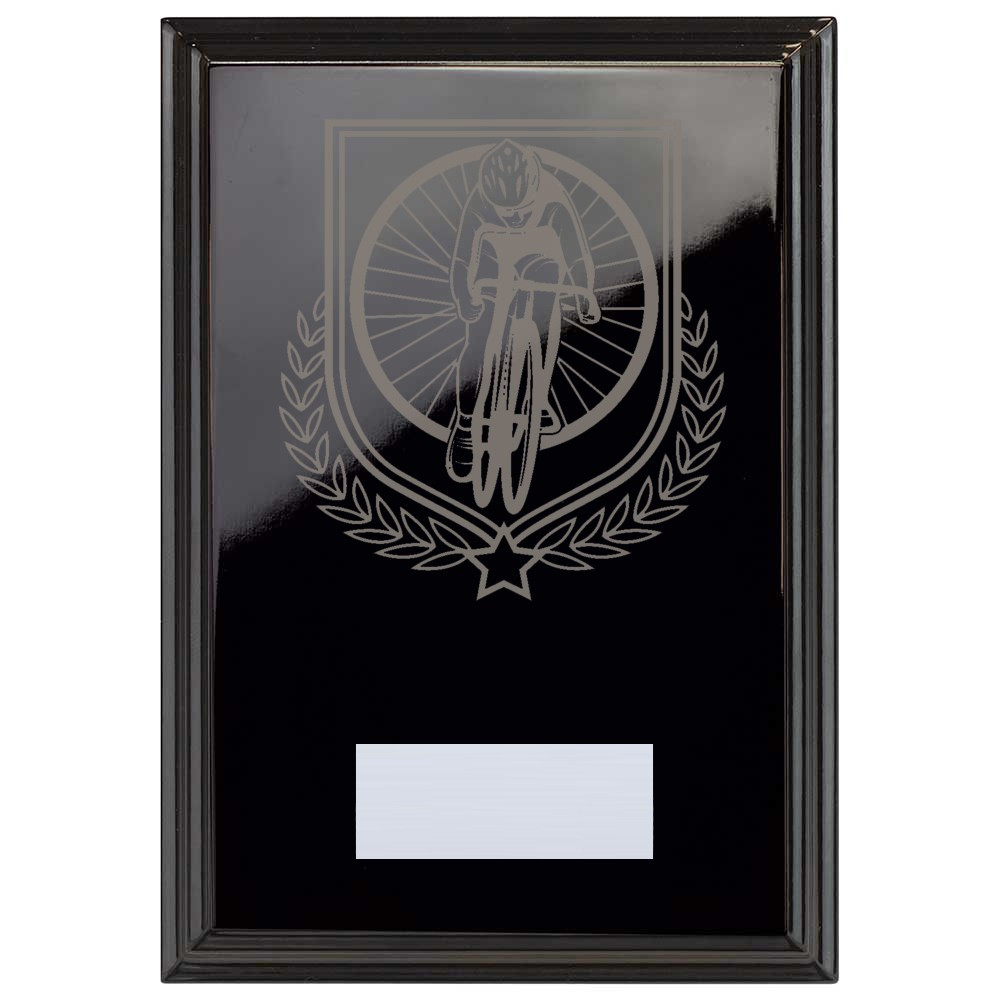 Cycling Reward Plaque In Epic Black