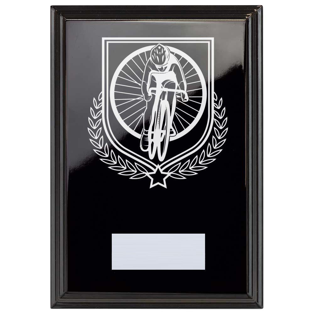 Cycling Reward Plaque In Epic Black