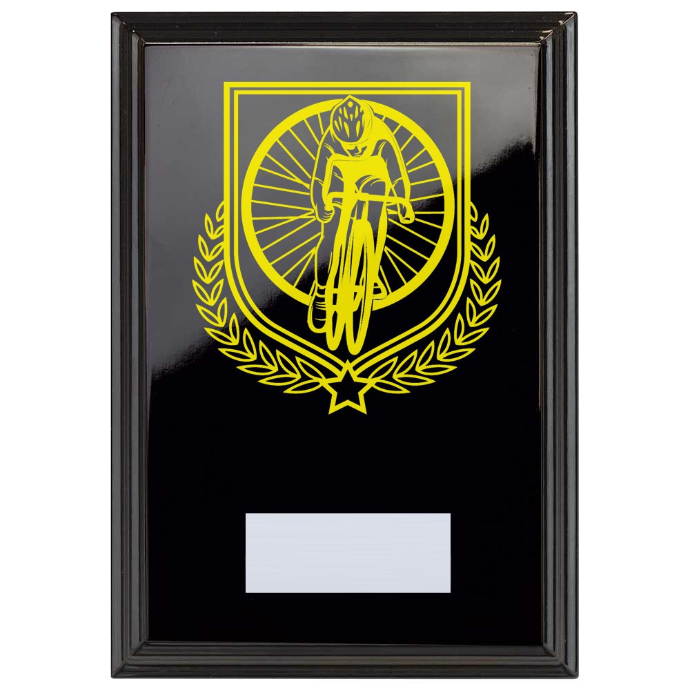 Cycling Reward Plaque In Epic Black