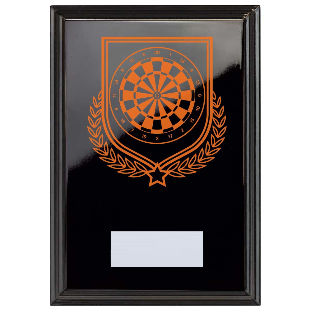 Darts Reward Plaque In Epic Black
