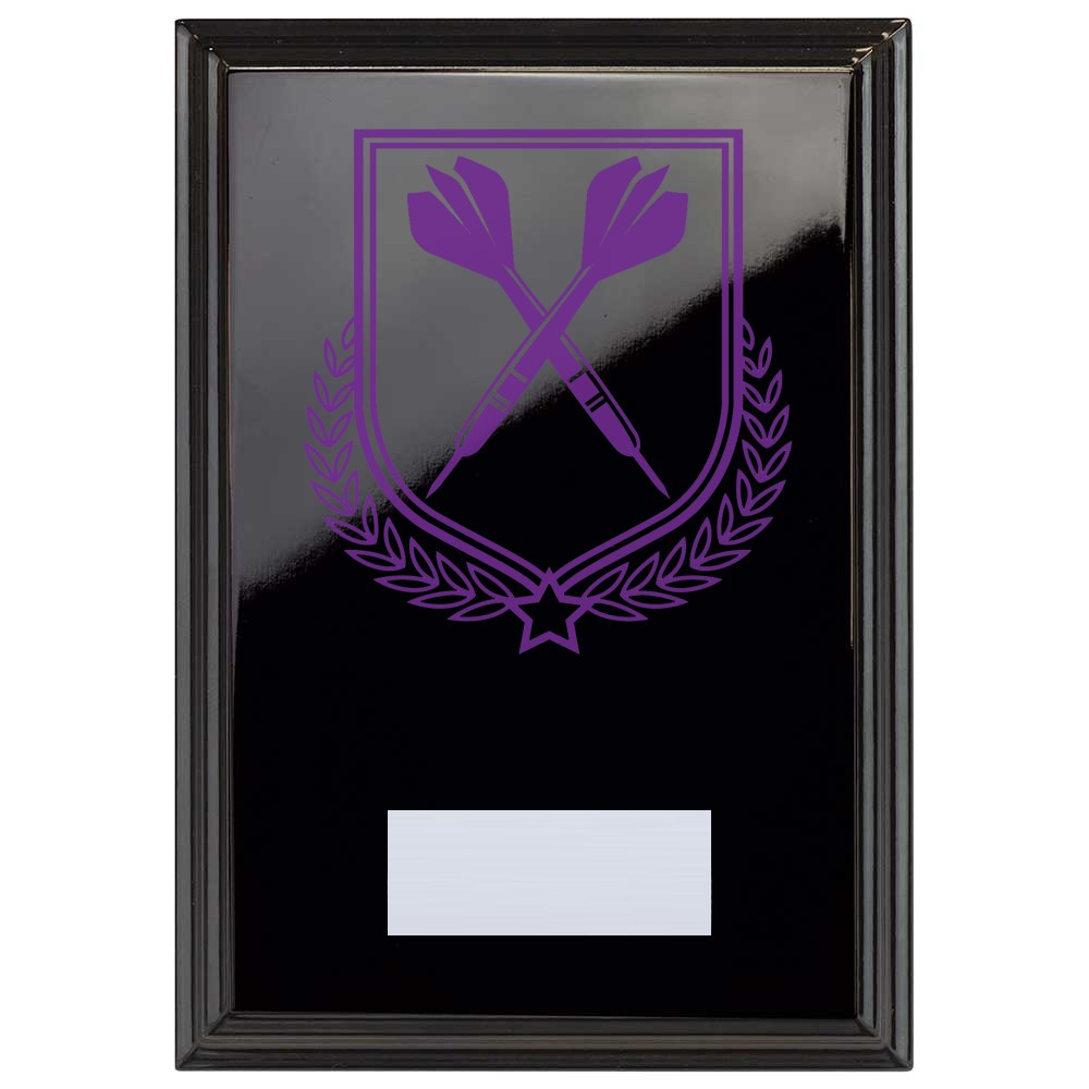 Darts Reward Plaque In Epic Black