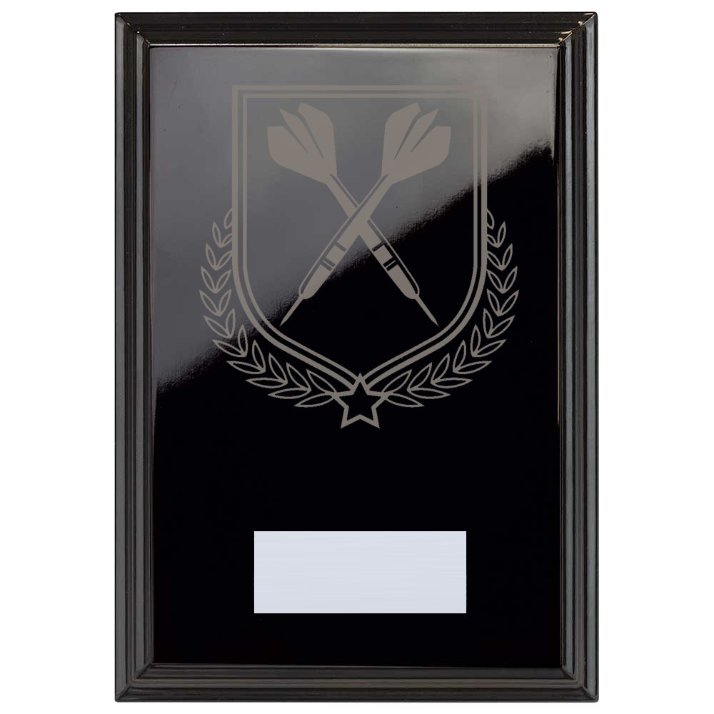 Darts Reward Plaque In Epic Black