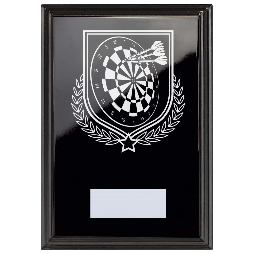 Darts Reward Plaque In Epic Black