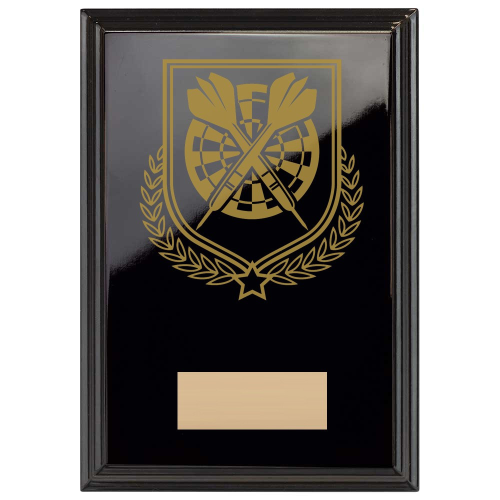 Darts Reward Plaque In Epic Black