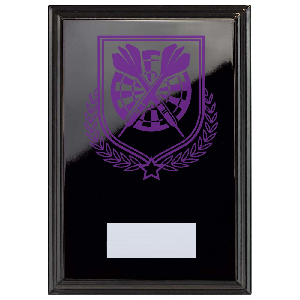 Darts Reward Plaque In Epic Black