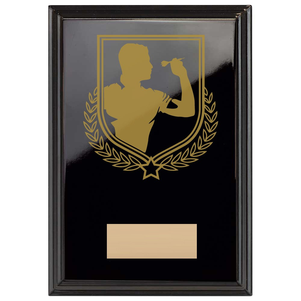 Darts Reward Plaque In Epic Black