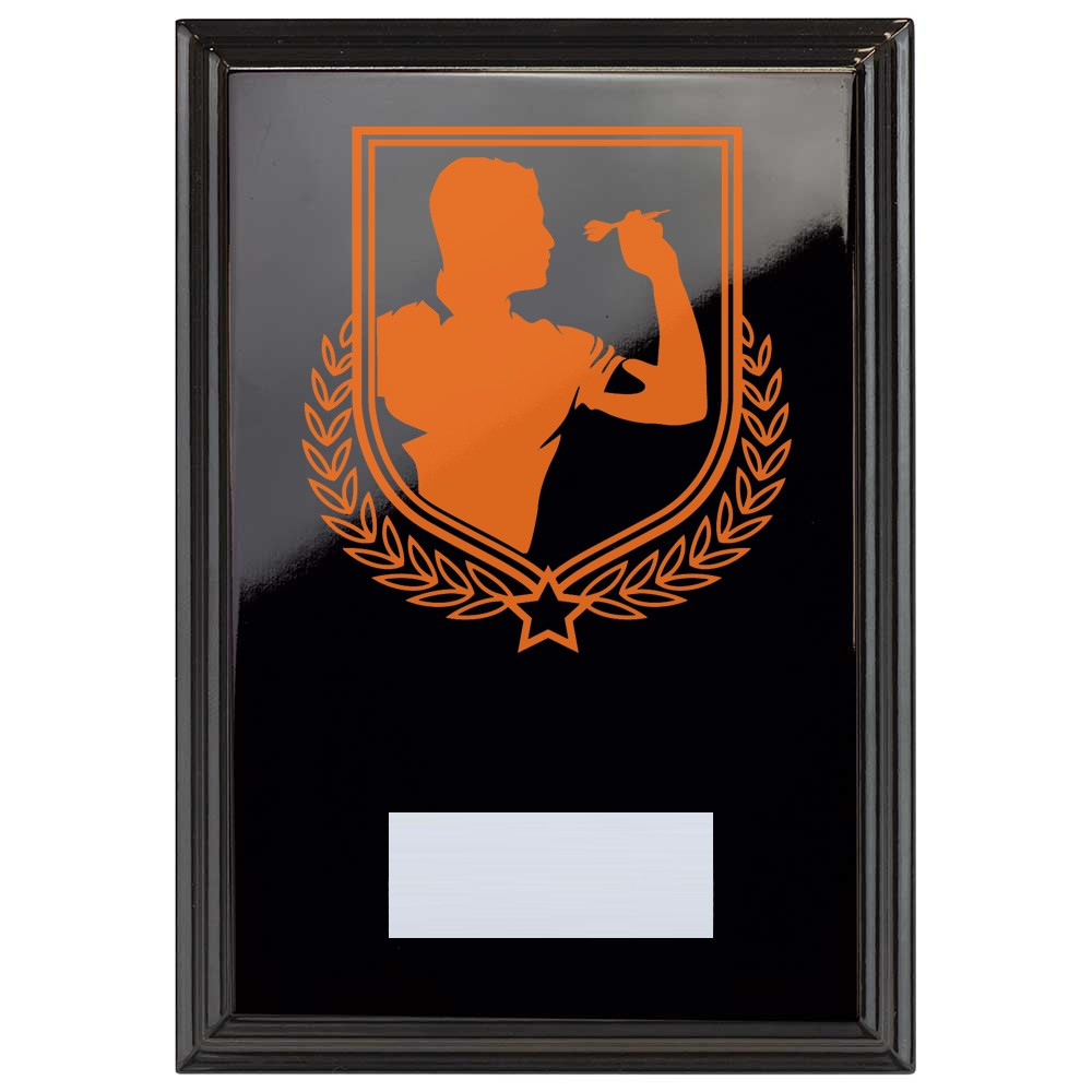 Darts Reward Plaque In Epic Black