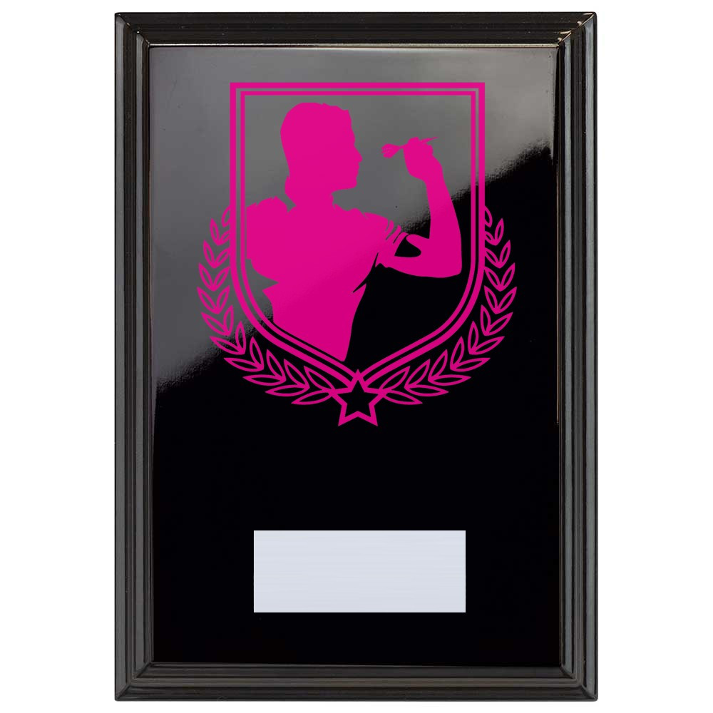 Darts Reward Plaque In Epic Black
