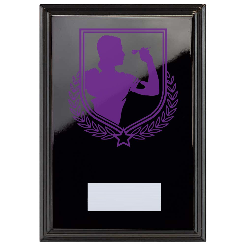 Darts Reward Plaque In Epic Black