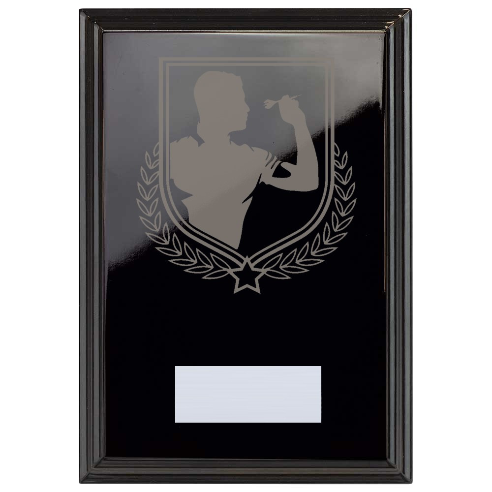 Darts Reward Plaque In Epic Black