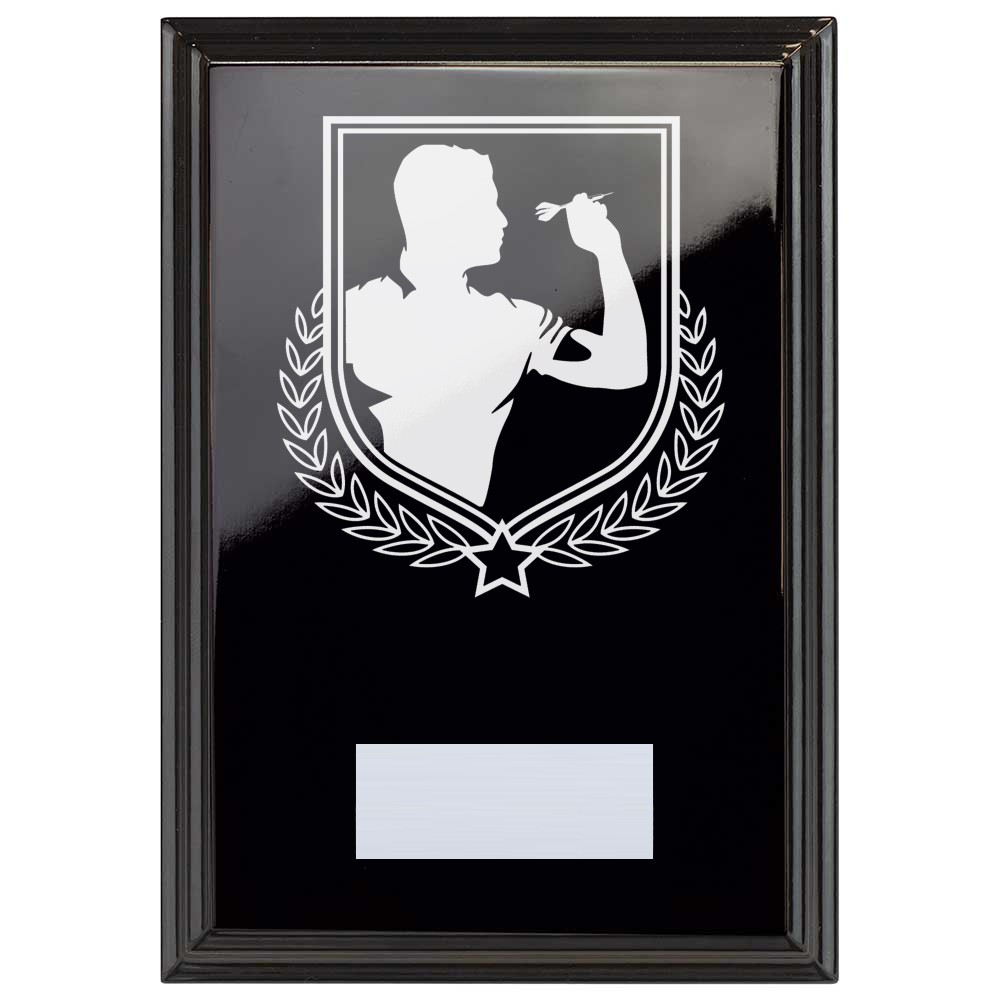 Darts Reward Plaque In Epic Black