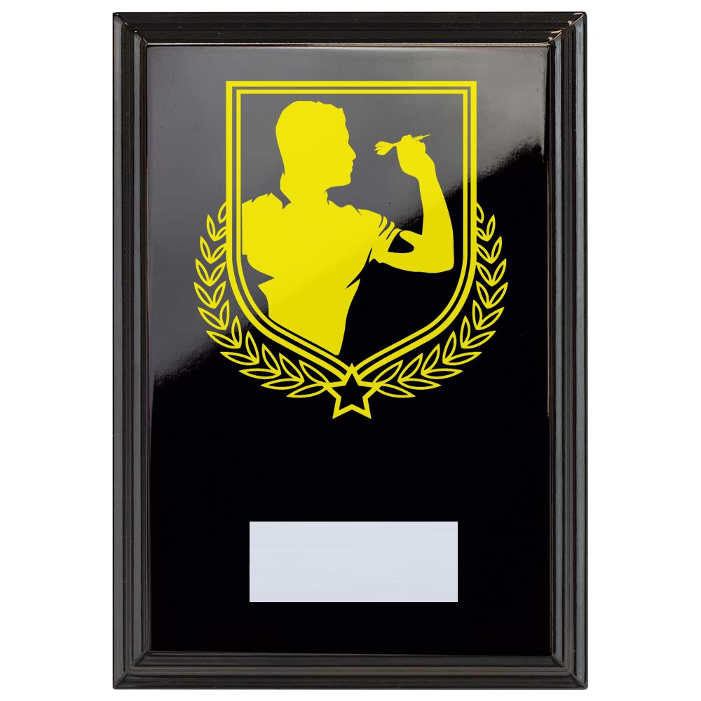 Darts Reward Plaque In Epic Black