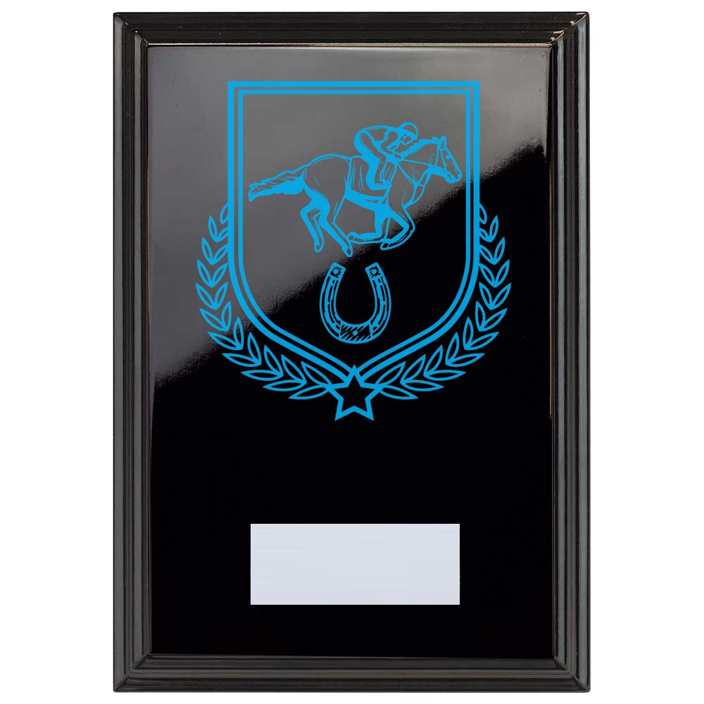 Equestrian Reward Plaque In Epic Black