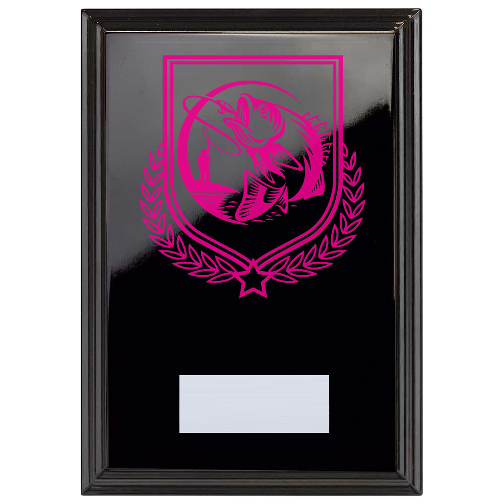 Fishing Reward Plaque In Epic Black