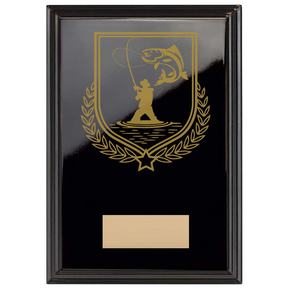 Fishing Reward Plaque In Epic Black