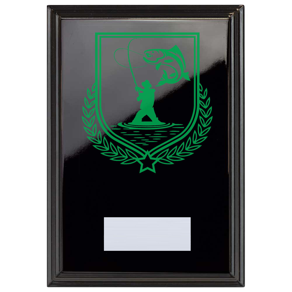 Fishing Reward Plaque In Epic Black
