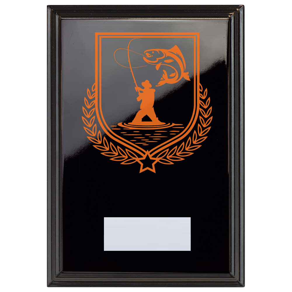 Fishing Reward Plaque In Epic Black