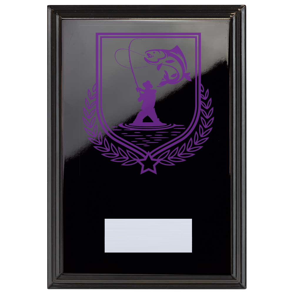 Fishing Reward Plaque In Epic Black