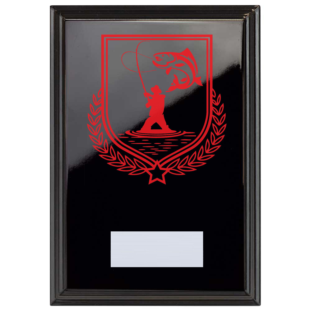 Fishing Reward Plaque In Epic Black